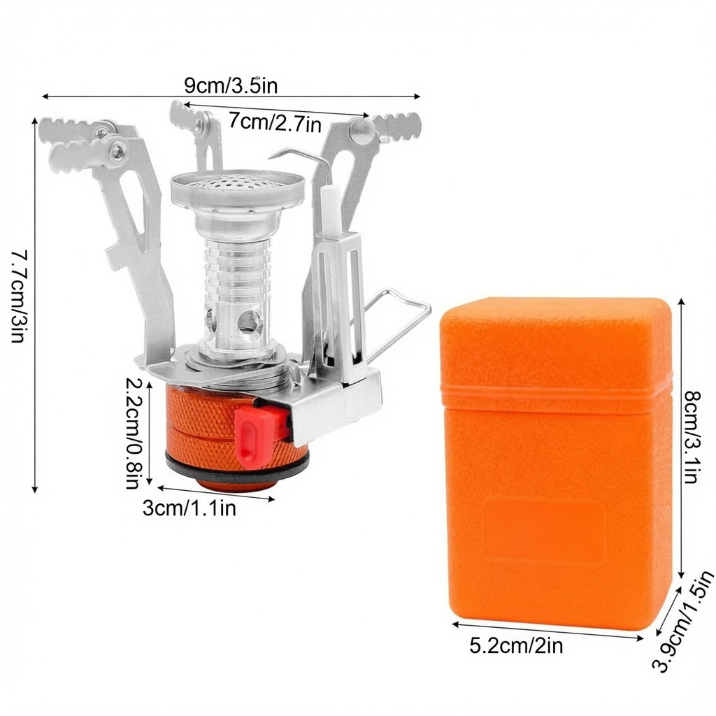 Mini Réchaud à Gaz Camping Portable 3000W