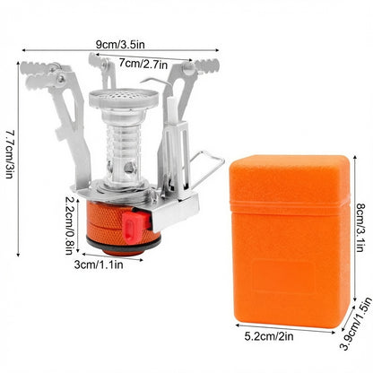 Mini Réchaud à Gaz Camping Portable 3000W