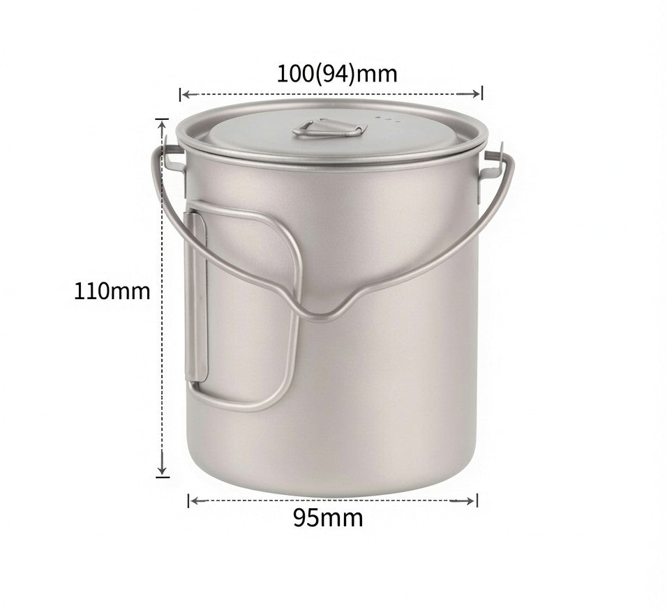 Popote Titanium 750 ml Ultralégère