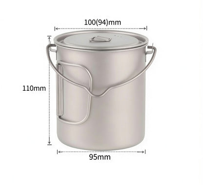 Popote Titanium 750 ml Ultralégère