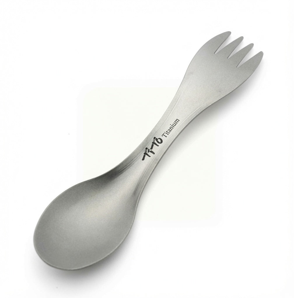 Spork Titane Ultraléger 18 g – Cuillère + Fourchette