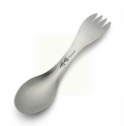 Spork Titane Ultraléger 18 g – Cuillère + Fourchette